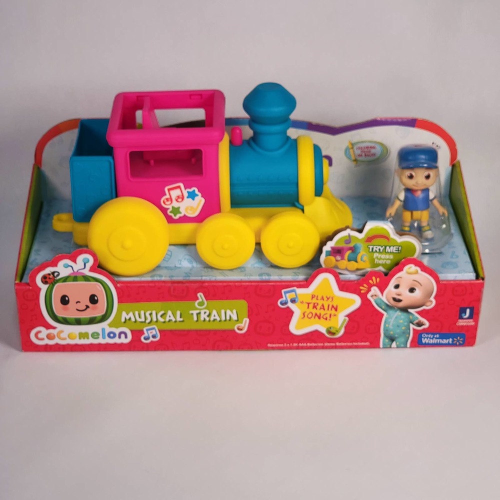 CoComelon Musical Train with Conductor JJ Toy Plays Songs & Sounds New‎ Sealed